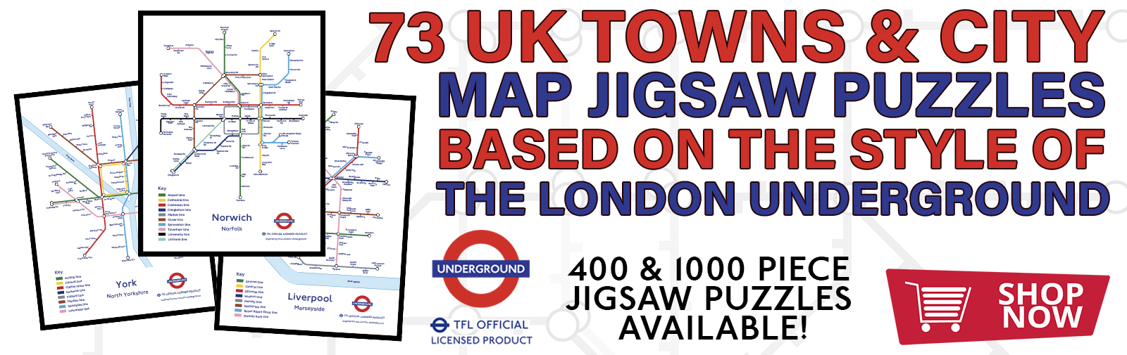 UK Underground Map Jigsaw Puzzles